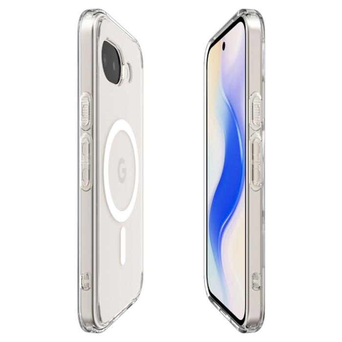 Bild 6, Spigen Spigen Google Pixel 10a Skal MagSafe Ultra Hybrid Transparent/Vit - Teknikhallen.se