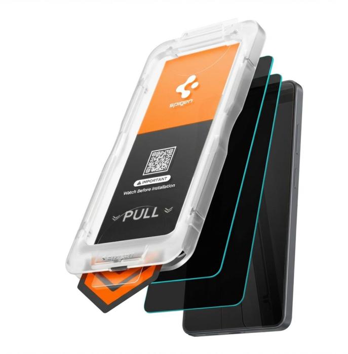 Bild 4, Spigen Spigen Galaxy S26 Plus 2-PACK Skärmskydd GLAS.tR 