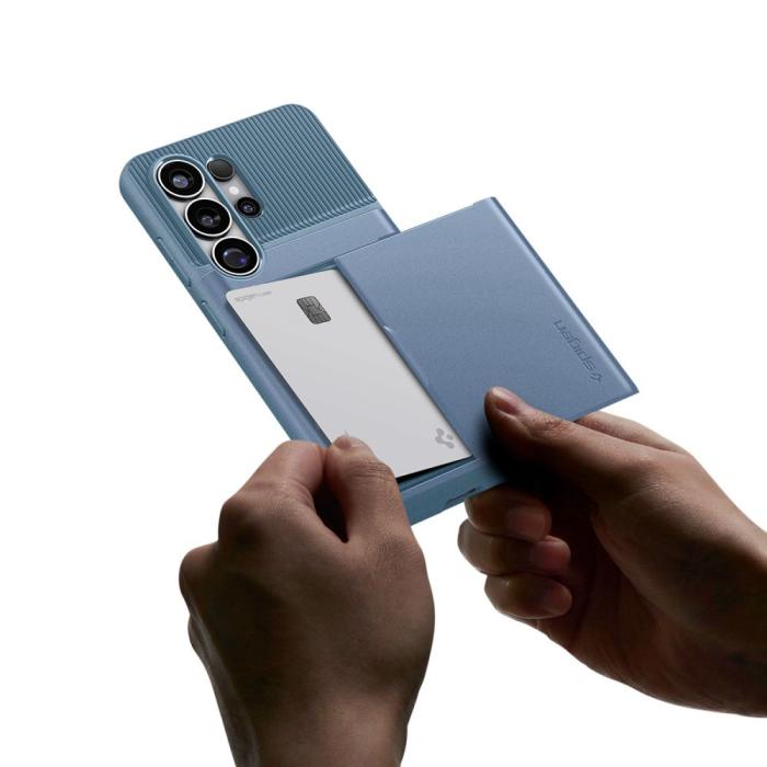 Bild 6, Spigen Spigen Samsung Galaxy S26 Ultra Skal Slim Armor CS Light Blue - Teknikhallen.se