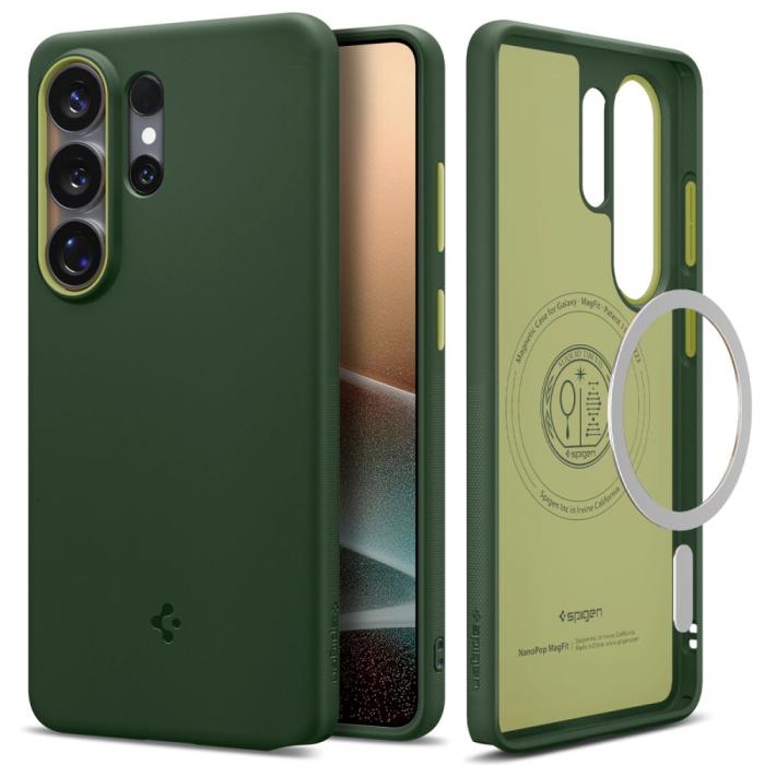 Bild 2, Spigen Spigen Galaxy S26 Ultra Skal MagSafe Nano Pop Avo Green - Teknikhallen.se