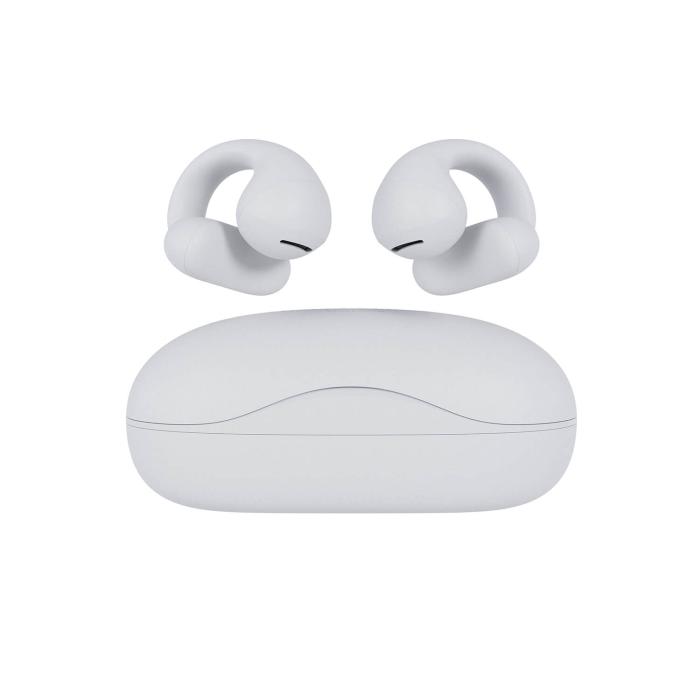 Bild 2, Happy Plugs Happy Plugs In-Ear Hörlurar Clip OWS True-Wireless Vit - Teknikhallen.se