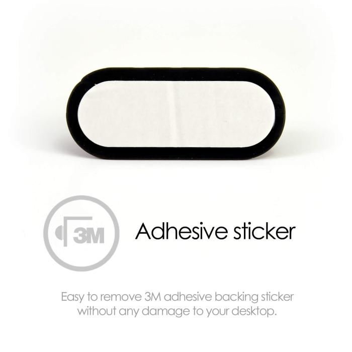 Bild 2, DESIRE2 DESIRE2 Kabelclips Tidy 10-pack Svart - Teknikhallen.se