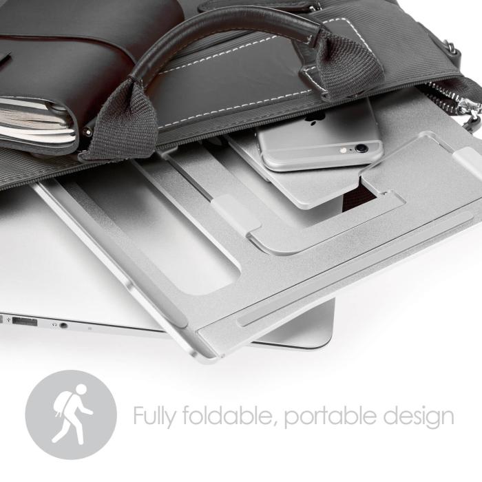 Bild 5, DESIRE2 DESIRE2 Laptopställ Supreme Lite Portable Justerbar Silver - Teknikhallen.se