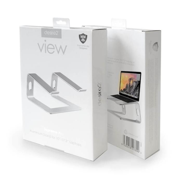 Bild 6, DESIRE2 DESIRE2 Laptopställ Supreme Pro Aluminium Silver - Teknikhallen.se