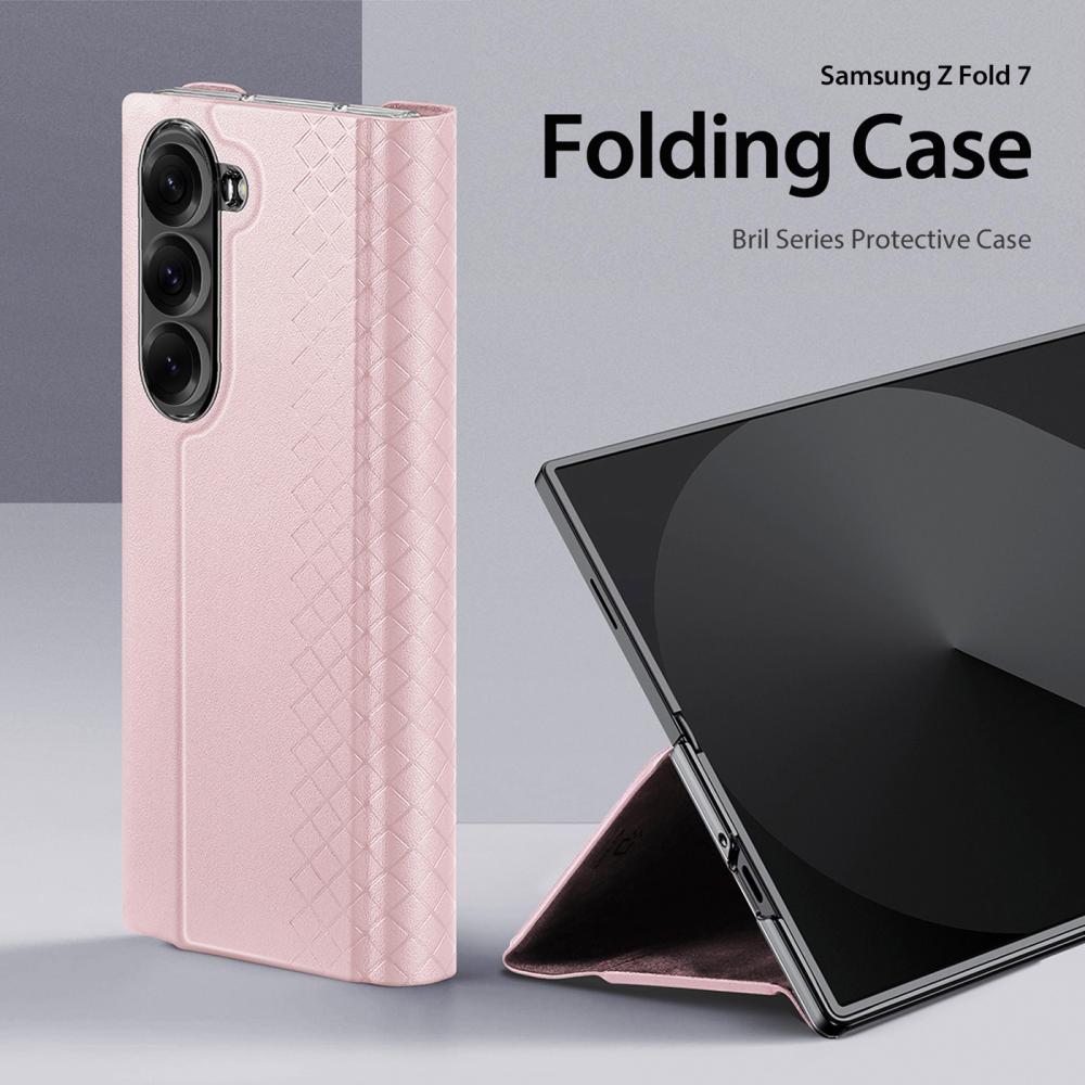 DUX DUCIS DUX DUCIS Samsung Galaxy Z Fold 7 Fodral Bril Series Rosa - Teknikhallen.se