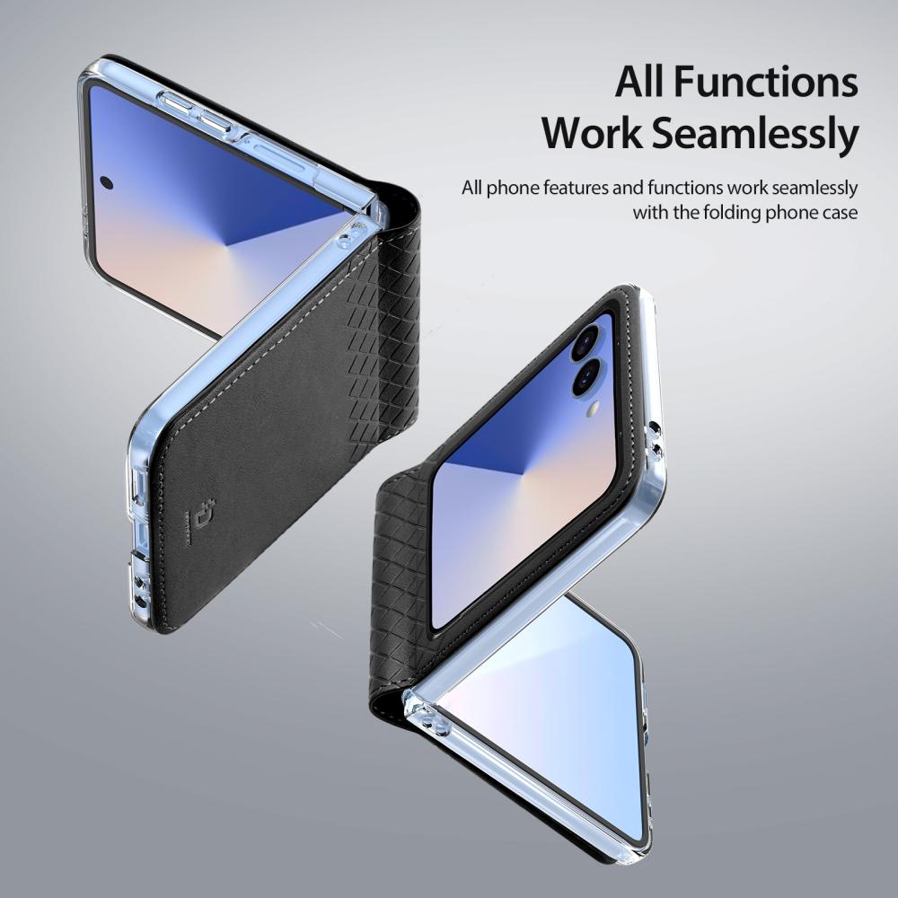 DUX DUCIS DUX DUCIS Samsung Galaxy Z Flip 7 Fodral Bril Series Svart - Teknikhallen.se
