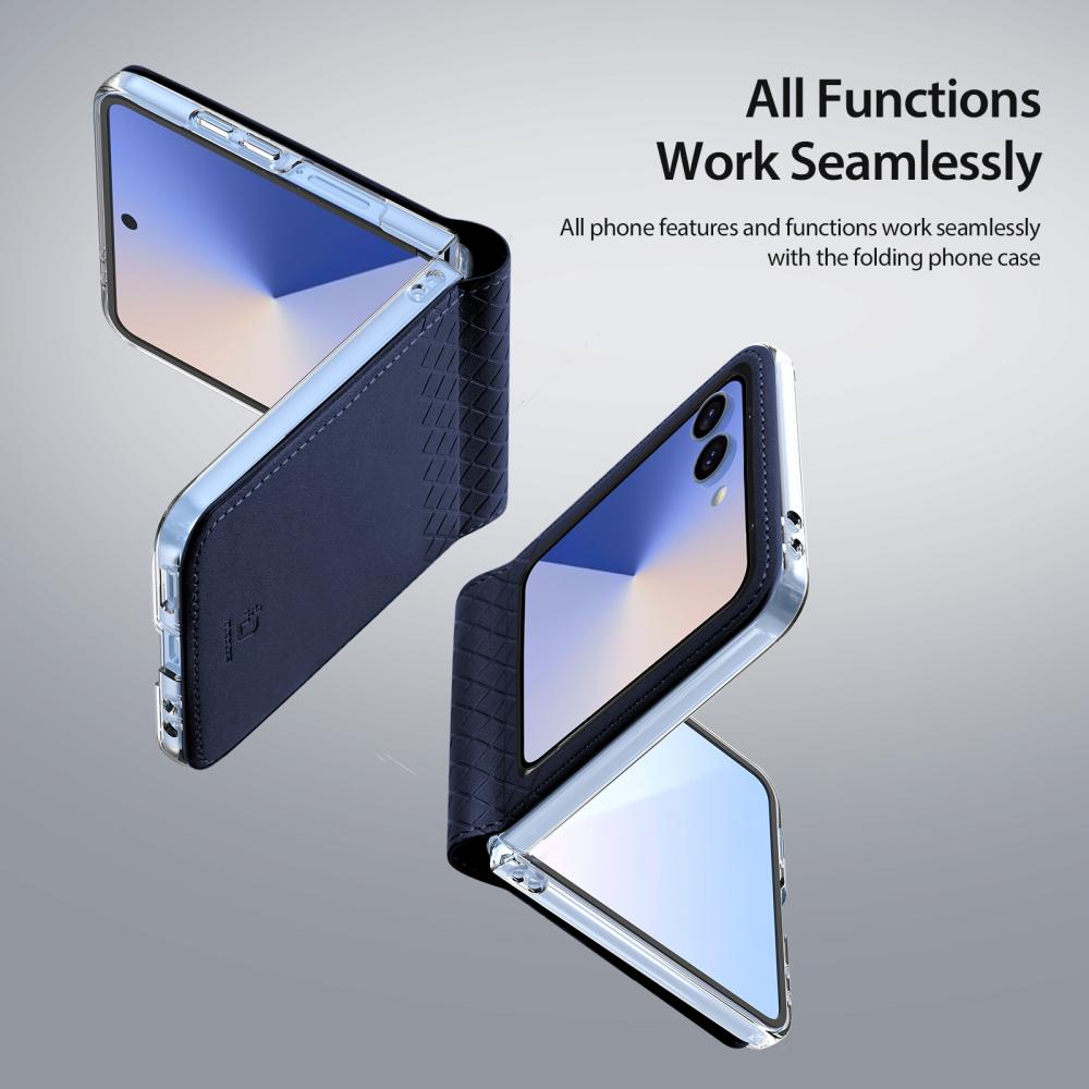 DUX DUCIS DUX DUCIS Samsung Galaxy Z Flip 7 Fodral Bril Series Blå - Teknikhallen.se