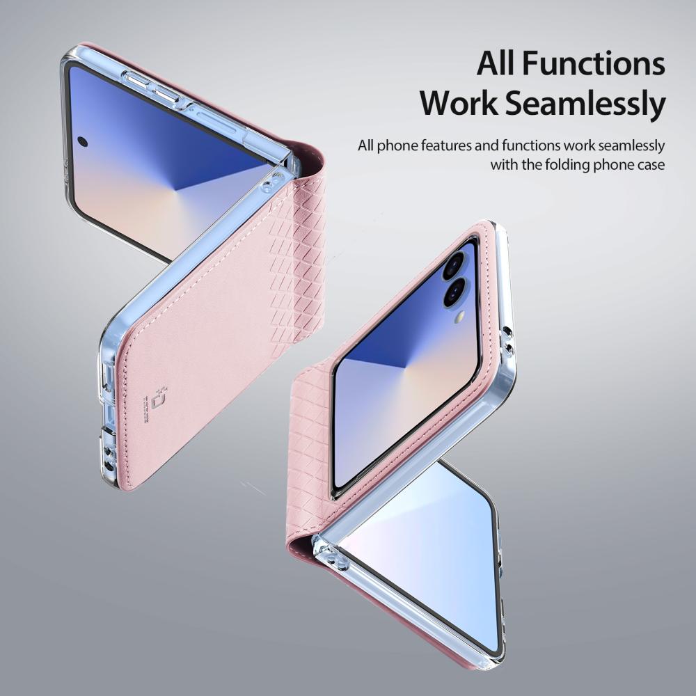 DUX DUCIS DUX DUCIS Samsung Galaxy Z Flip 7 Fodral Bril Series Rosa - Teknikhallen.se