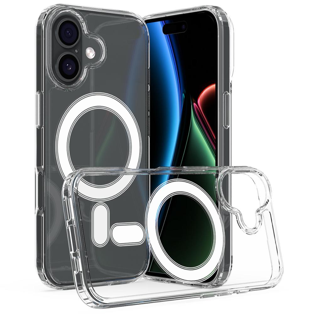  iPhone 17 Skal MagSafe Hybrid Transparent - Teknikhallen.se
