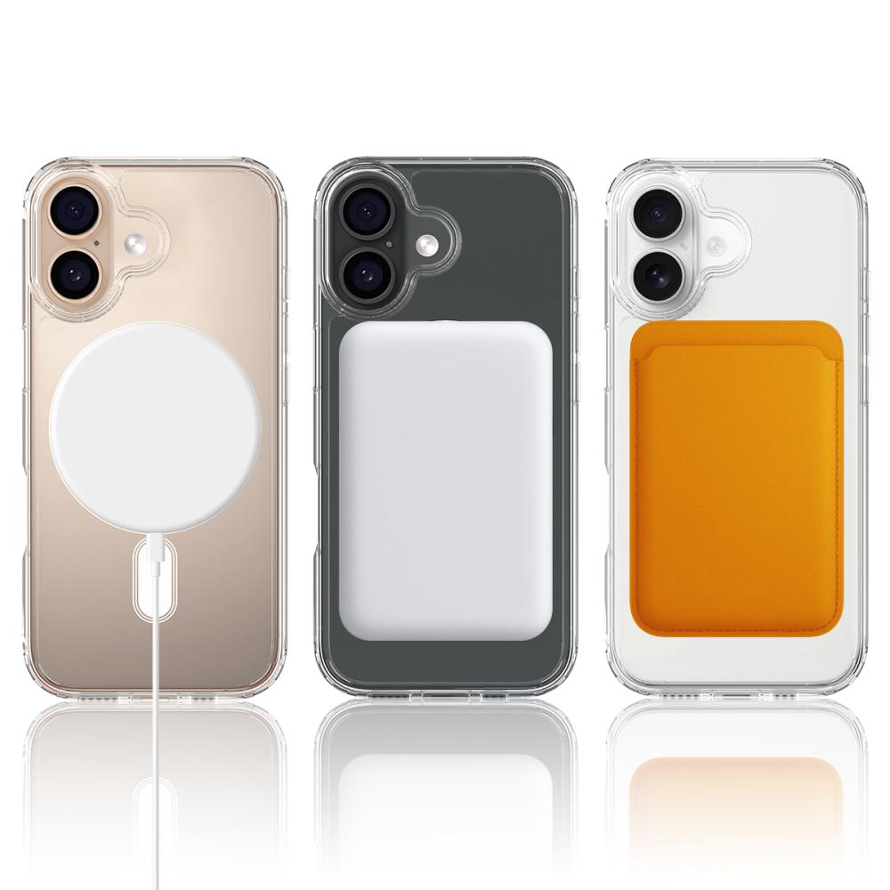 iPhone 17 Skal MagSafe Hybrid Transparent - Teknikhallen.se