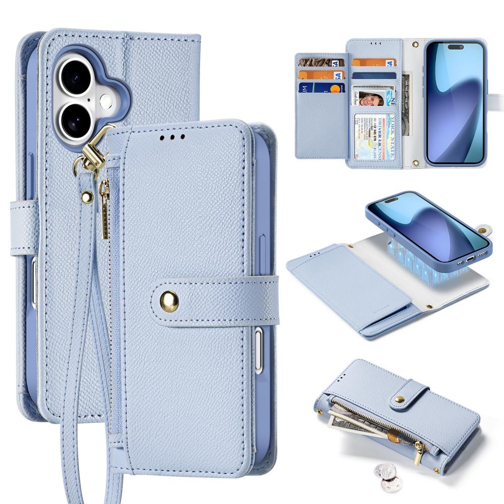 DUX DUCIS DUX DUCIS iPhone 17 2in1 Magnet Fodral Lawa Series Ljus Blå - Teknikhallen.se