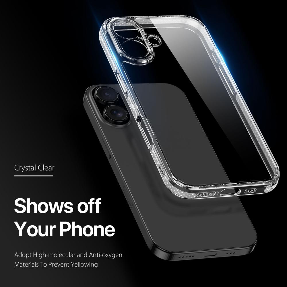 DUX DUCIS DUX DUCIS iPhone 17 Skal Hybrid Clin Series Transparent - Teknikhallen.se