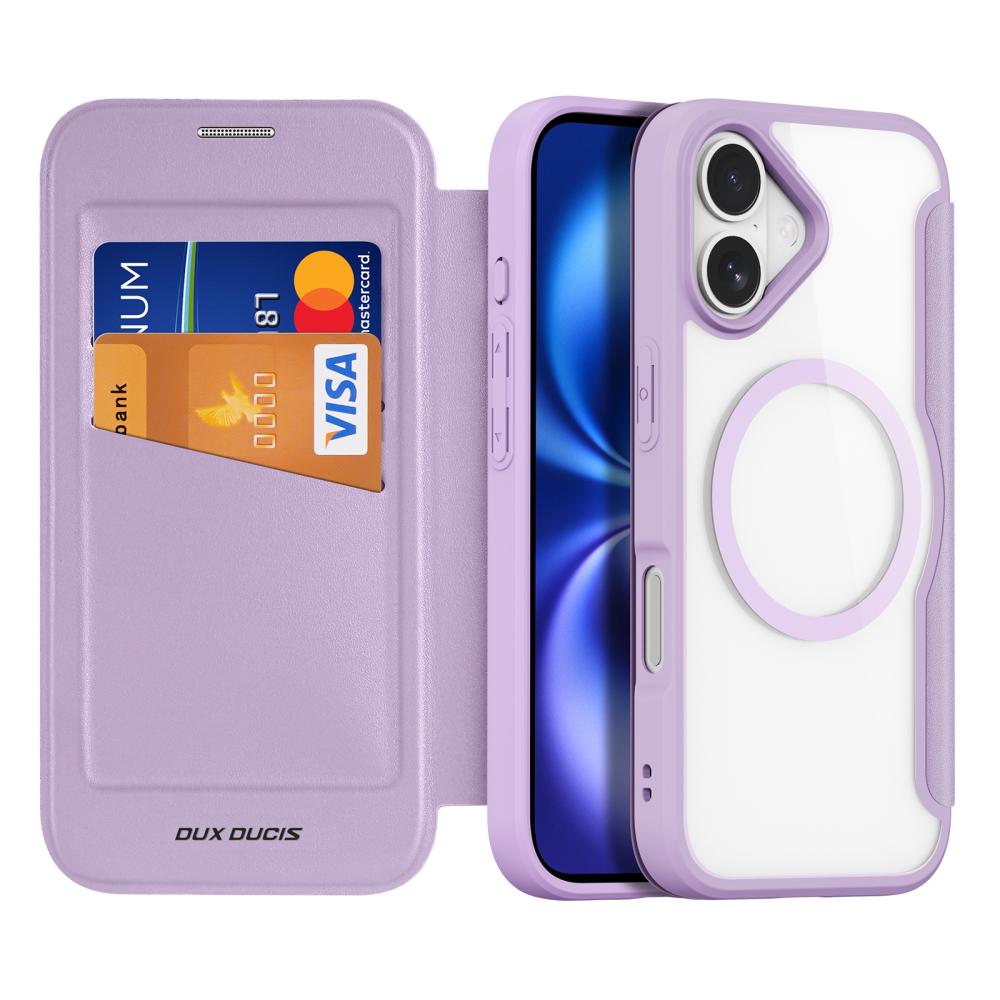 DUX DUCIS DUX DUCIS iPhone 17 Fodral MagSafe Skin X Pro Lila - Teknikhallen.se