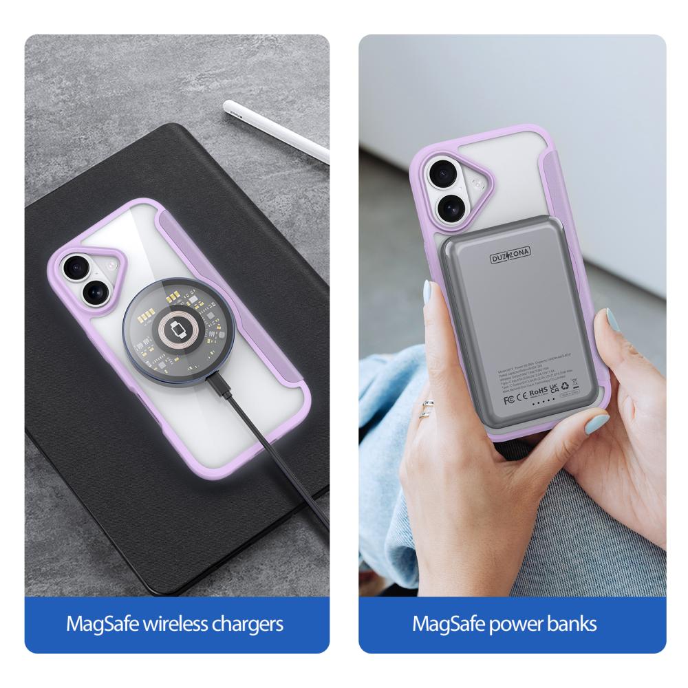 DUX DUCIS DUX DUCIS iPhone 17 Fodral MagSafe Skin X Pro Lila - Teknikhallen.se