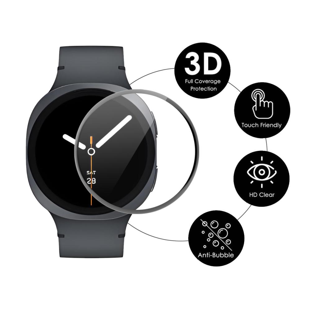 ENKAY ENKAY Galaxy Watch 8 40 mm 2-PACK Skärmskydd Heltäckande - Teknikhallen.se