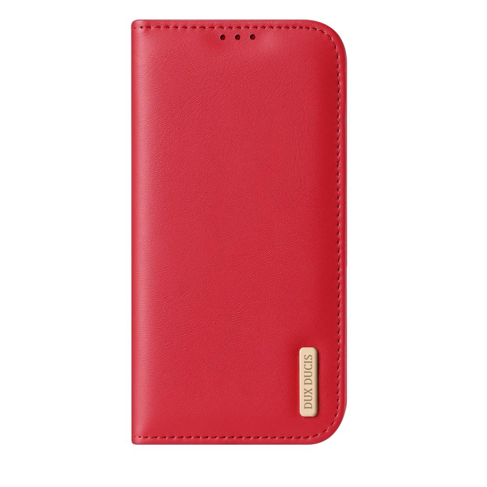 DUX DUCIS DUX DUCIS iPhone 17 Pro Fodral HIVO Äkta Läder Röd - Teknikhallen.se