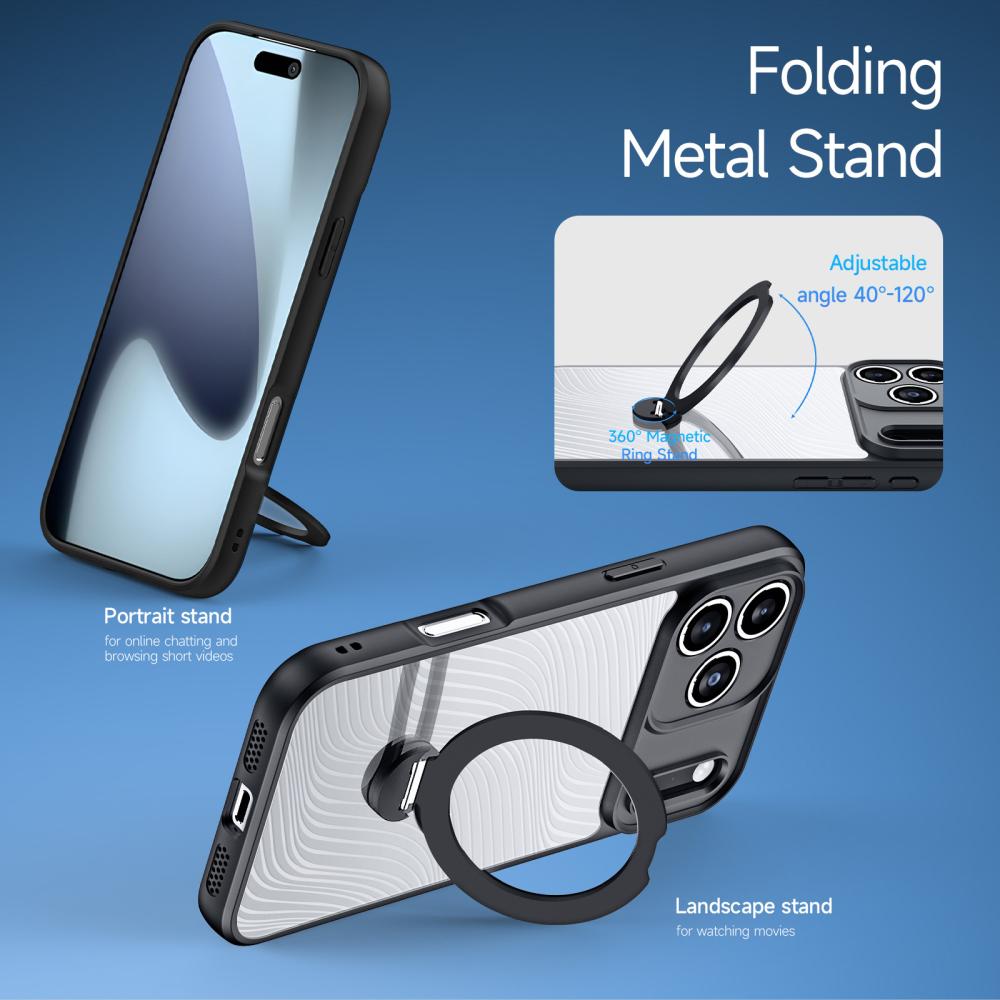 DUX DUCIS DUX DUCIS iPhone 17 Pro Skal MagSafe Kickstand Aimo Series - Teknikhallen.se