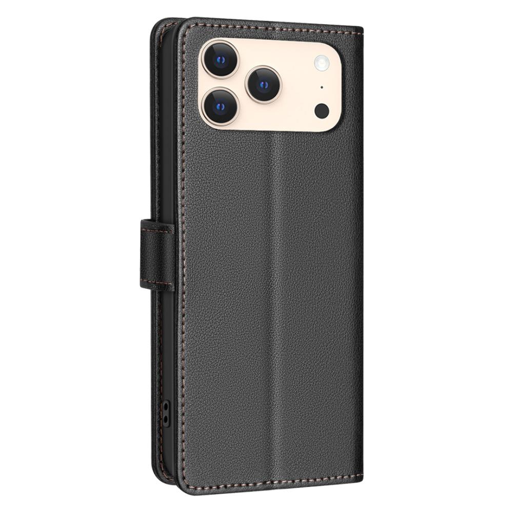 BINFEN BINFEN iPhone 17 Pro Max Fodral RFID Läder Svart - Teknikhallen.se