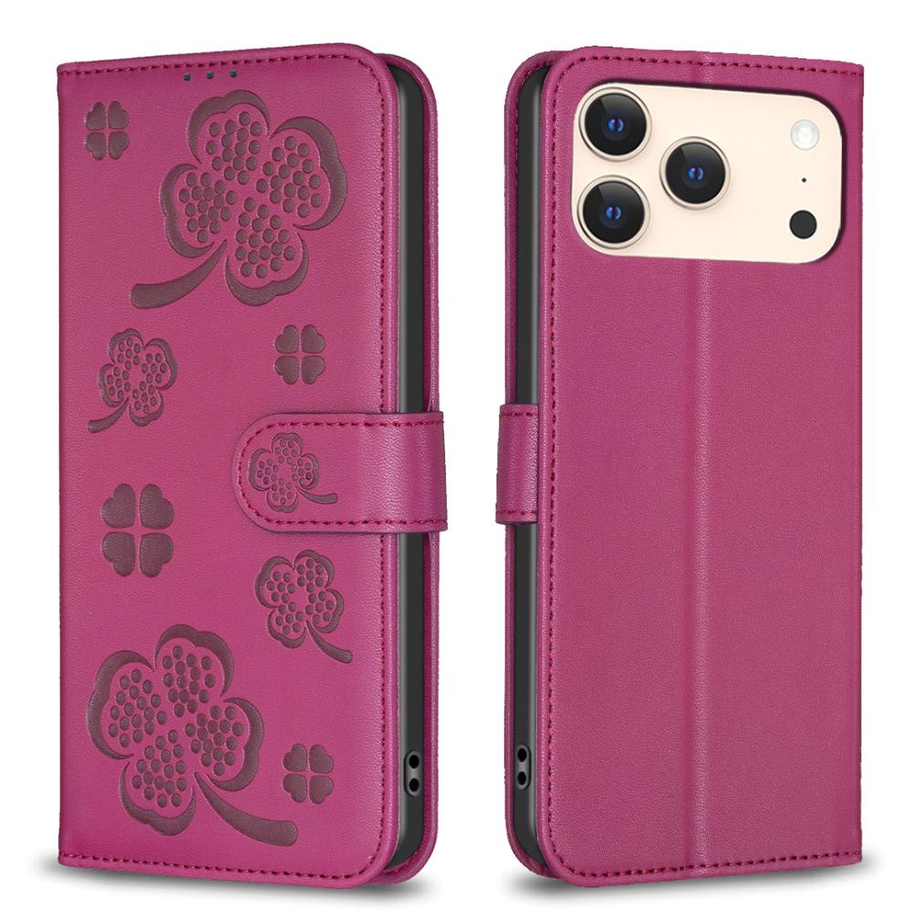  iPhone 17 Pro Max Fodral Med Blommigt Tryck Rosa - Teknikhallen.se