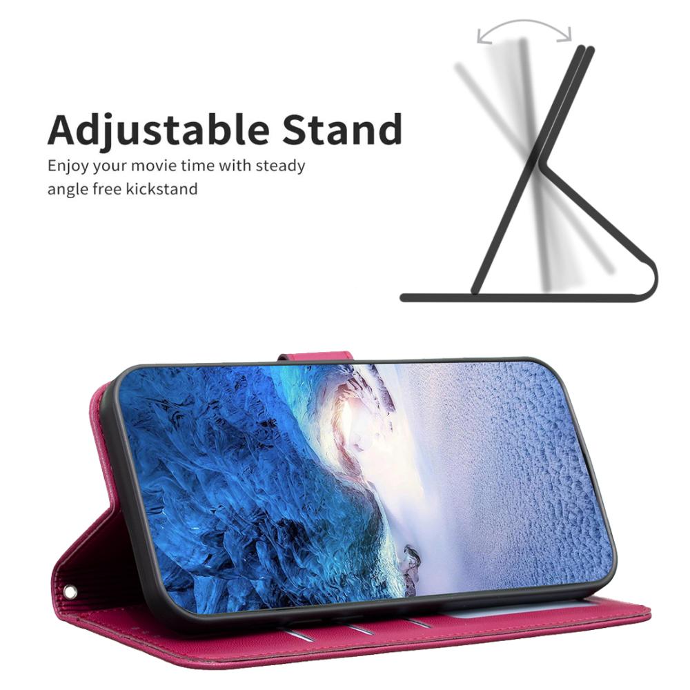  iPhone 17 Pro Max Fodral Med Blommigt Tryck Rosa - Teknikhallen.se