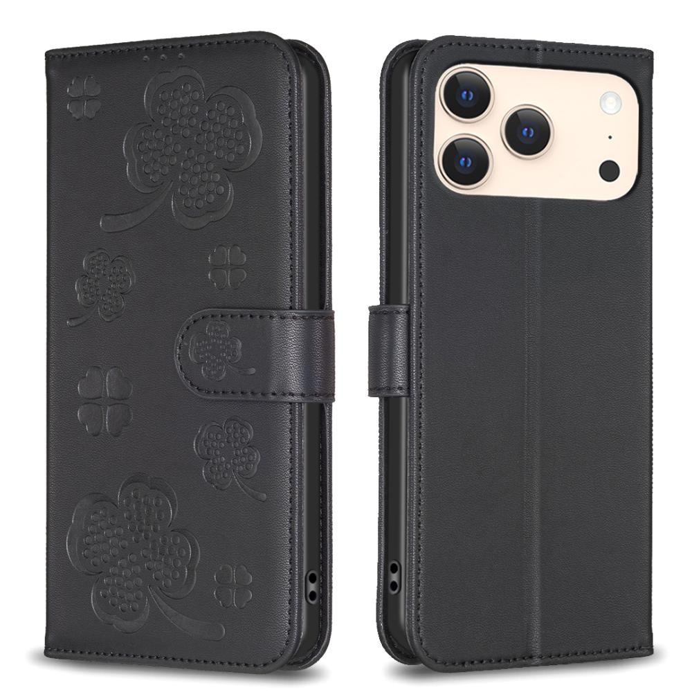  iPhone 17 Pro Max Fodral Med Blommigt Tryck Svart - Teknikhallen.se