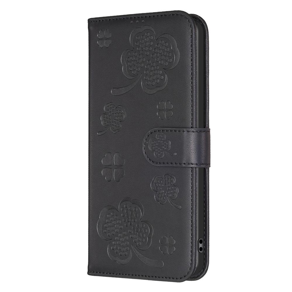  iPhone 17 Pro Max Fodral Med Blommigt Tryck Svart - Teknikhallen.se