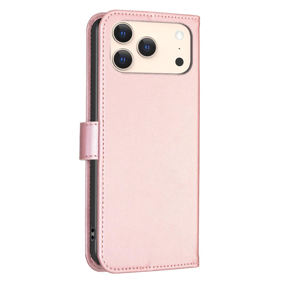  iPhone 17 Pro Max Fodral Med Blommigt Tryck Roséguld - Teknikhallen.se