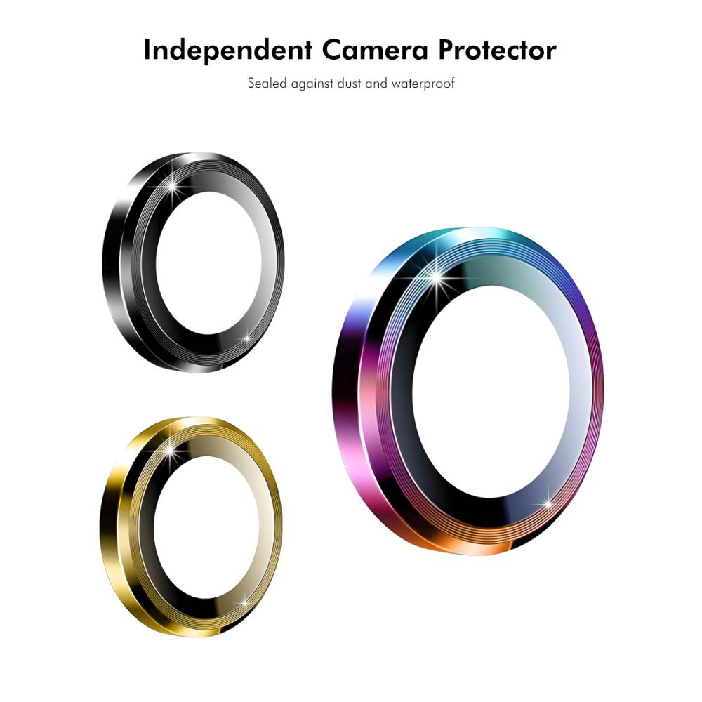 ENKAY ENKAY Phone 17 Pro Max / 17 Pro Linsskydd Härdat Glas Colorful - Teknikhallen.se