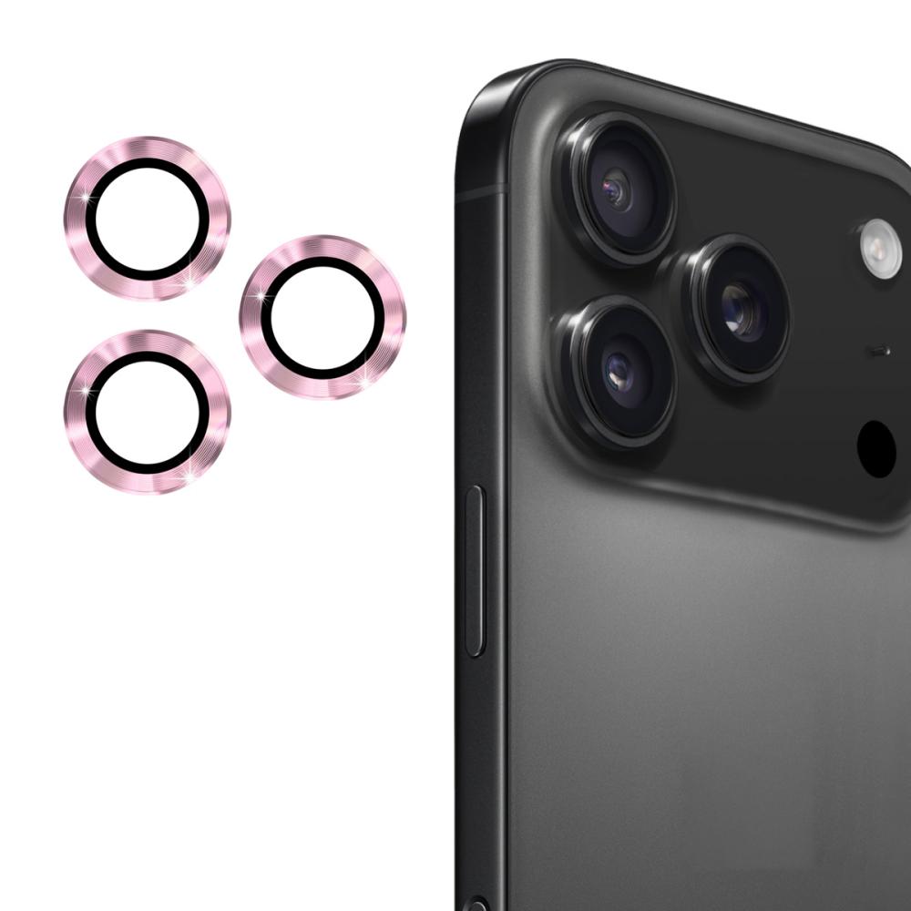 ENKAY ENKAY Phone 17 Pro Max / 17 Pro Linsskydd Härdat Glas Rosa - Teknikhallen.se