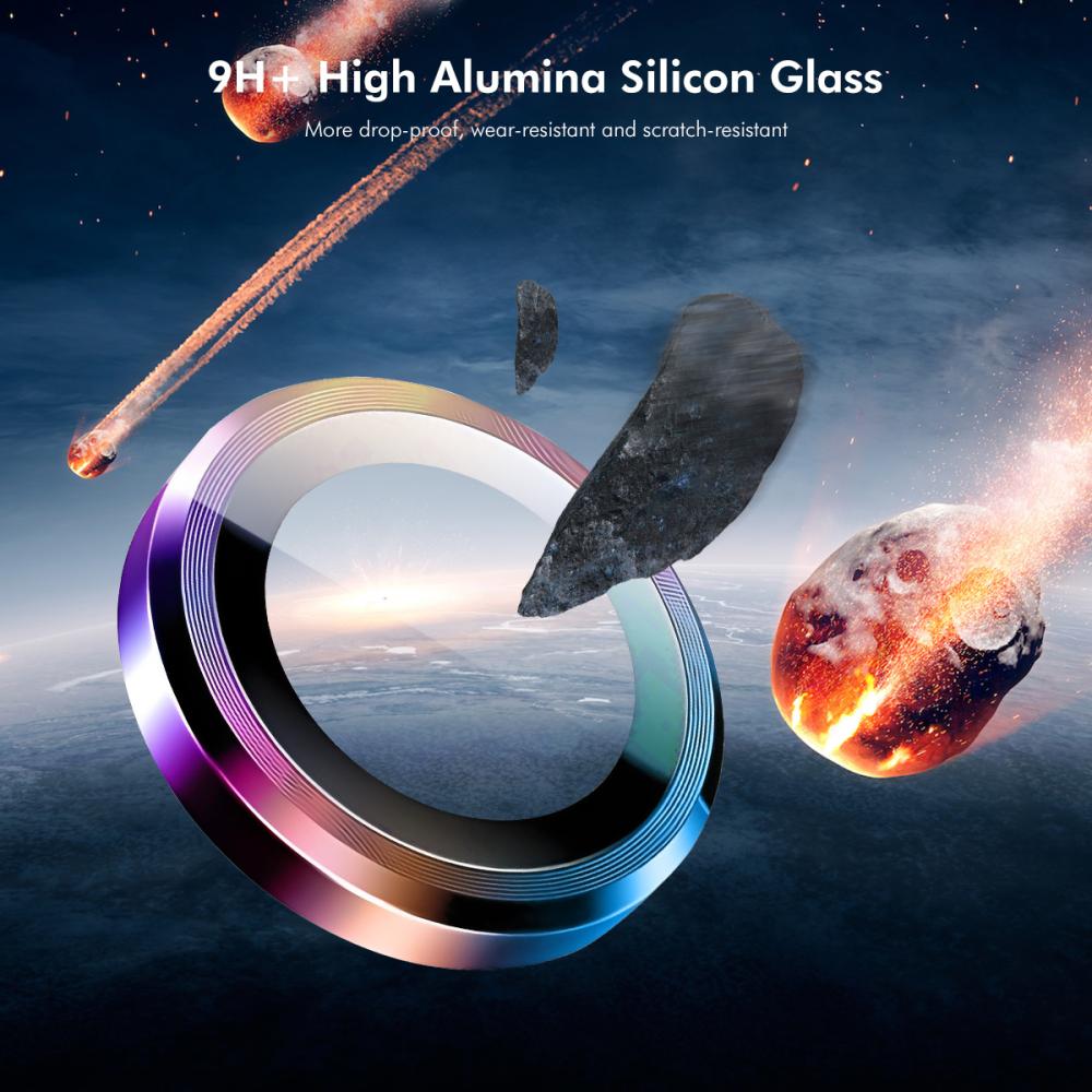 ENKAY ENKAY Phone 17 Pro Max / 17 Pro Linsskydd Härdat Glas Blå - Teknikhallen.se