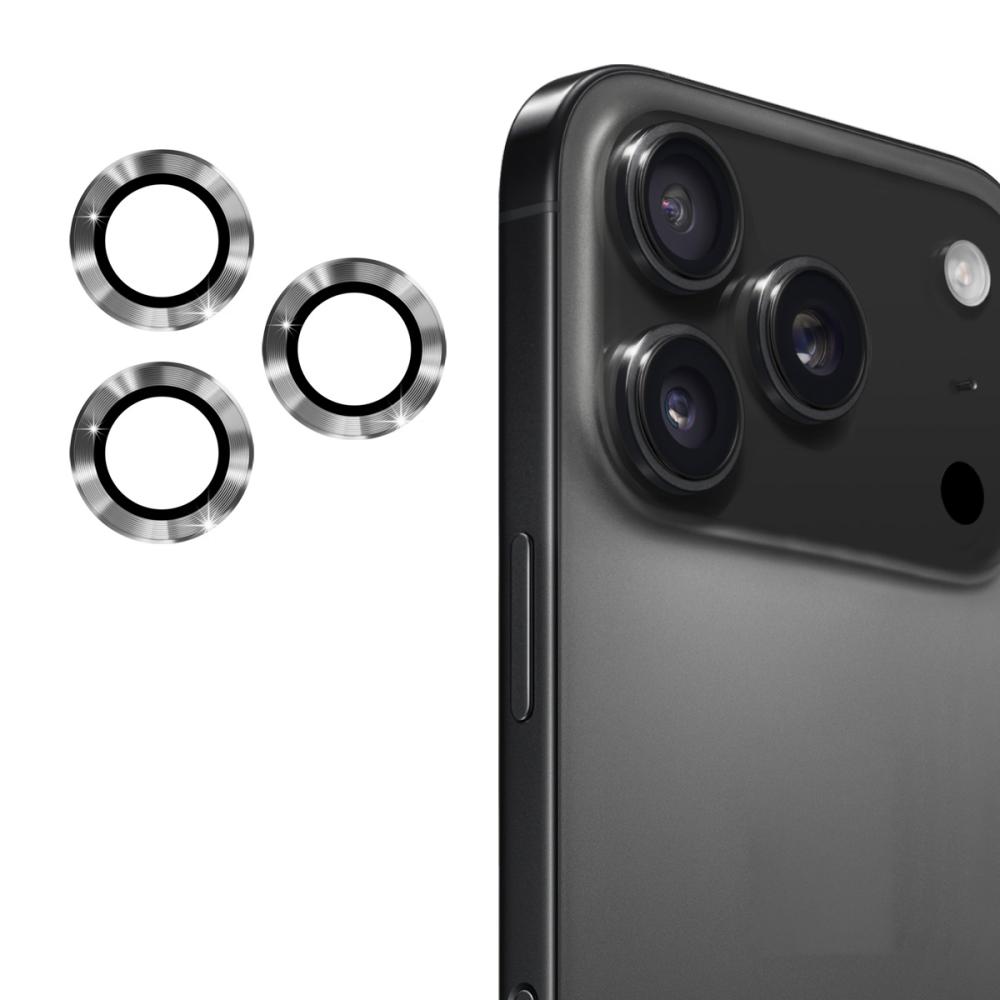 ENKAY ENKAY Phone 17 Pro Max / 17 Pro Linsskydd Härdat Glas Grå - Teknikhallen.se