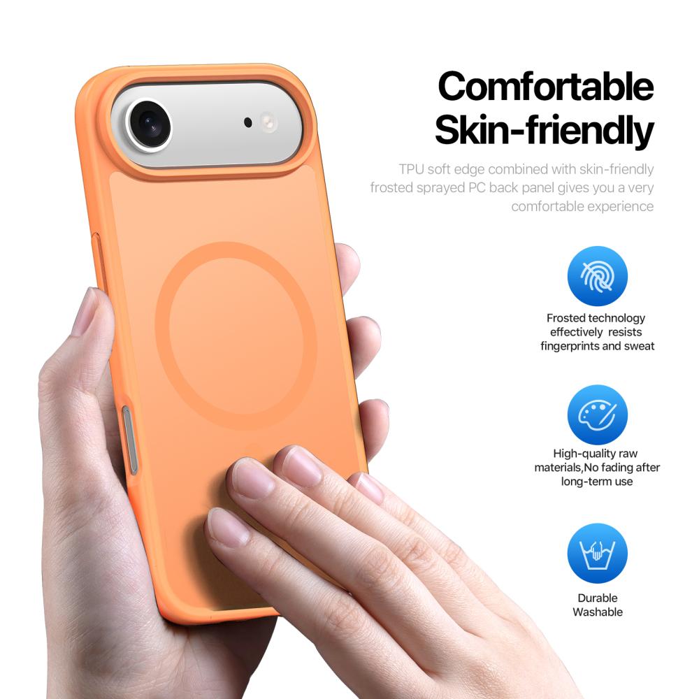 DUX DUCIS DUX DUCIS iPhone 17 Air Skal MagSafe Yind Series Orange - Teknikhallen.se