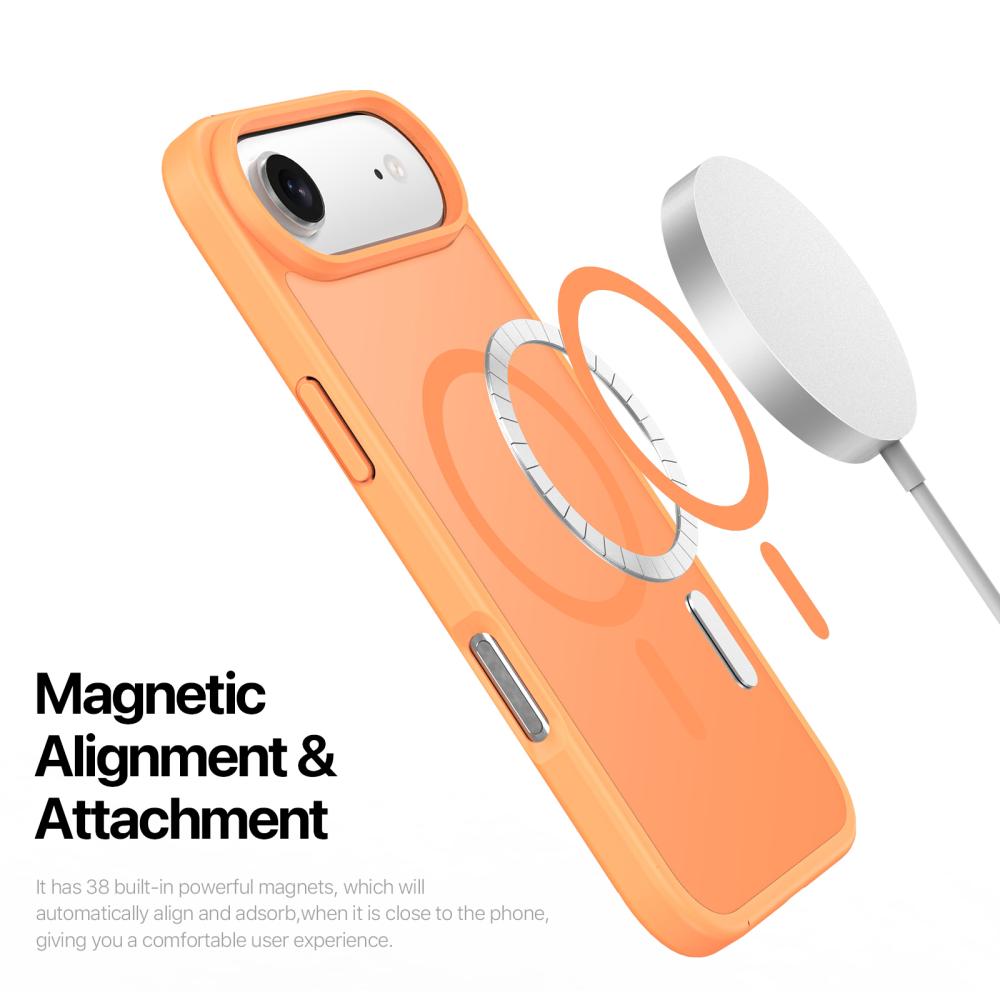 DUX DUCIS DUX DUCIS iPhone 17 Air Skal MagSafe Yind Series Orange - Teknikhallen.se