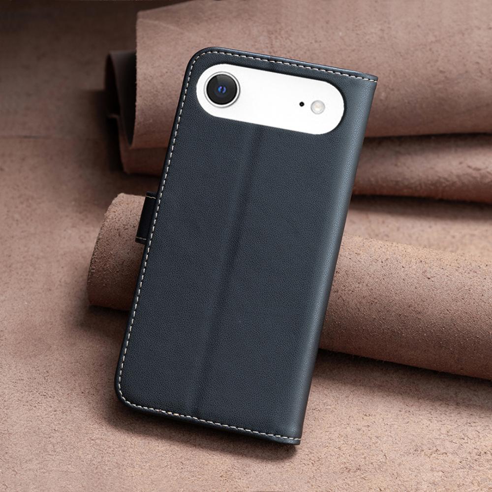 BINFEN BINFEN iPhone 17 Air Fodral Läder Svart - Teknikhallen.se