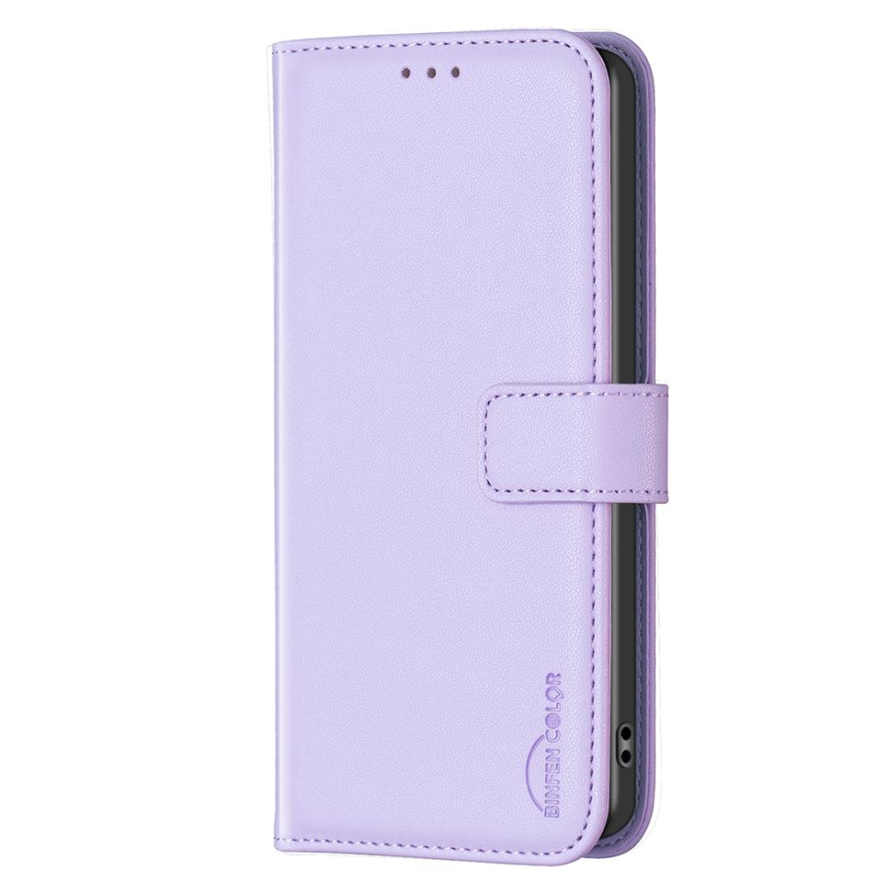 BINFEN BINFEN iPhone 17 Air Fodral Läder Lila - Teknikhallen.se
