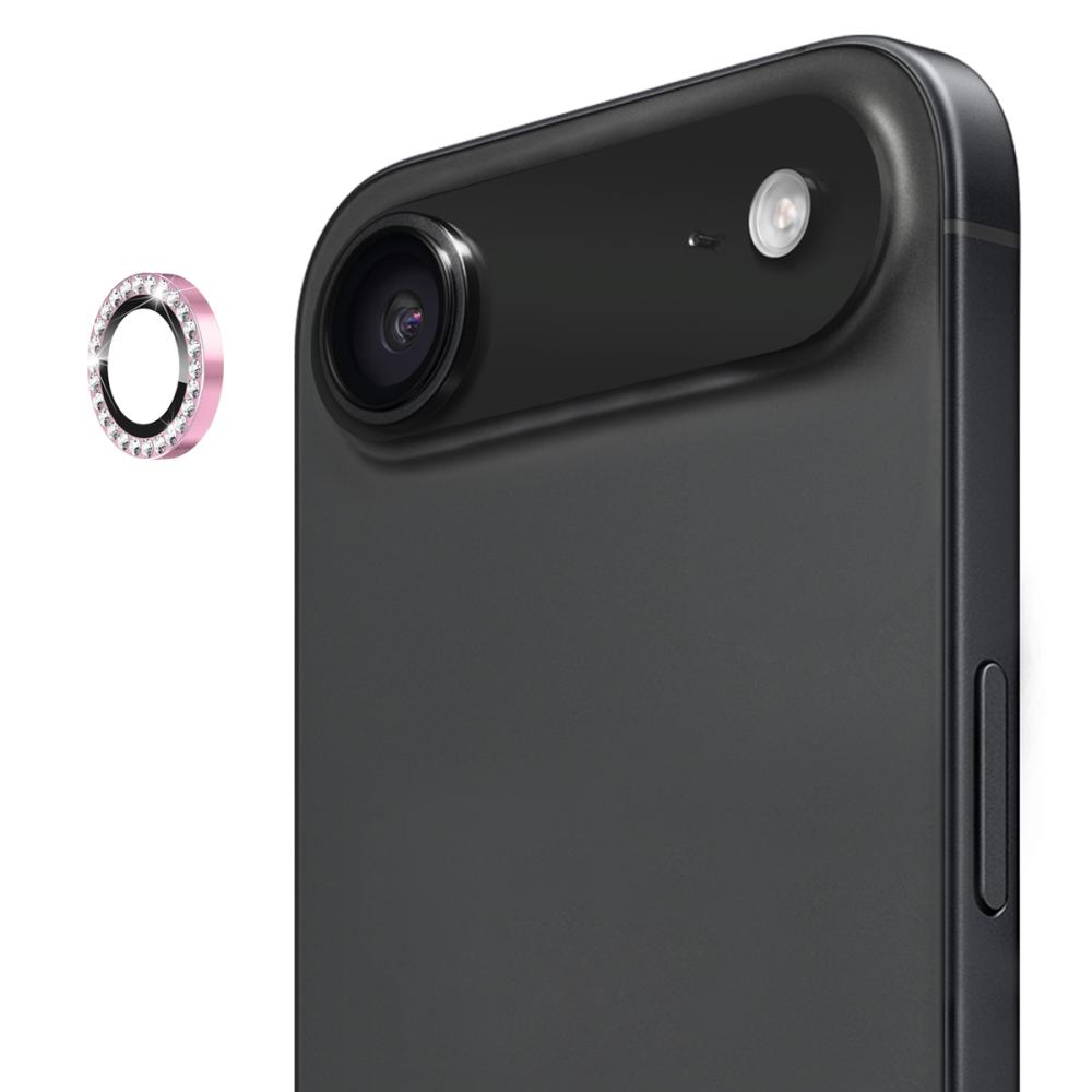 ENKAY ENKAY iPhone 17 Air Linsskydd Strass Rosa - Teknikhallen.se