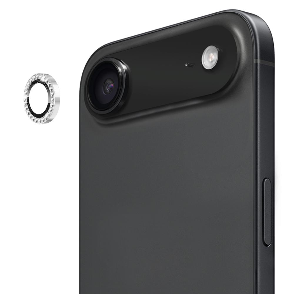 ENKAY ENKAY iPhone 17 Air Linsskydd Strass Silver - Teknikhallen.se