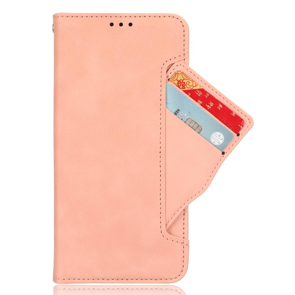  Motorola Moto G56 5G Fodral Med Avtagbart Kortfack Rosa - Teknikhallen.se