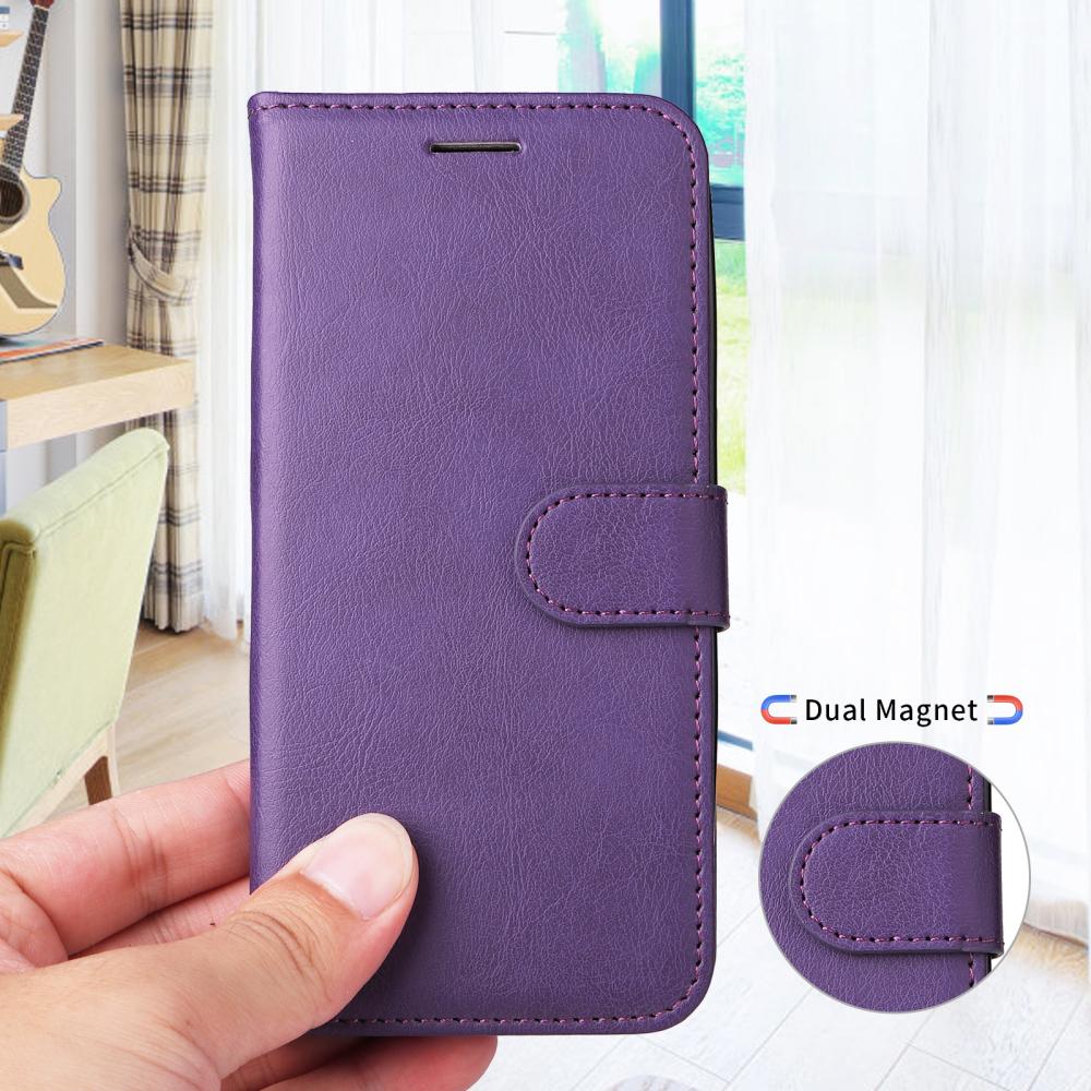  Motorola Moto G86 Power / G86 5G Fodral Läder Lila - Teknikhallen.se