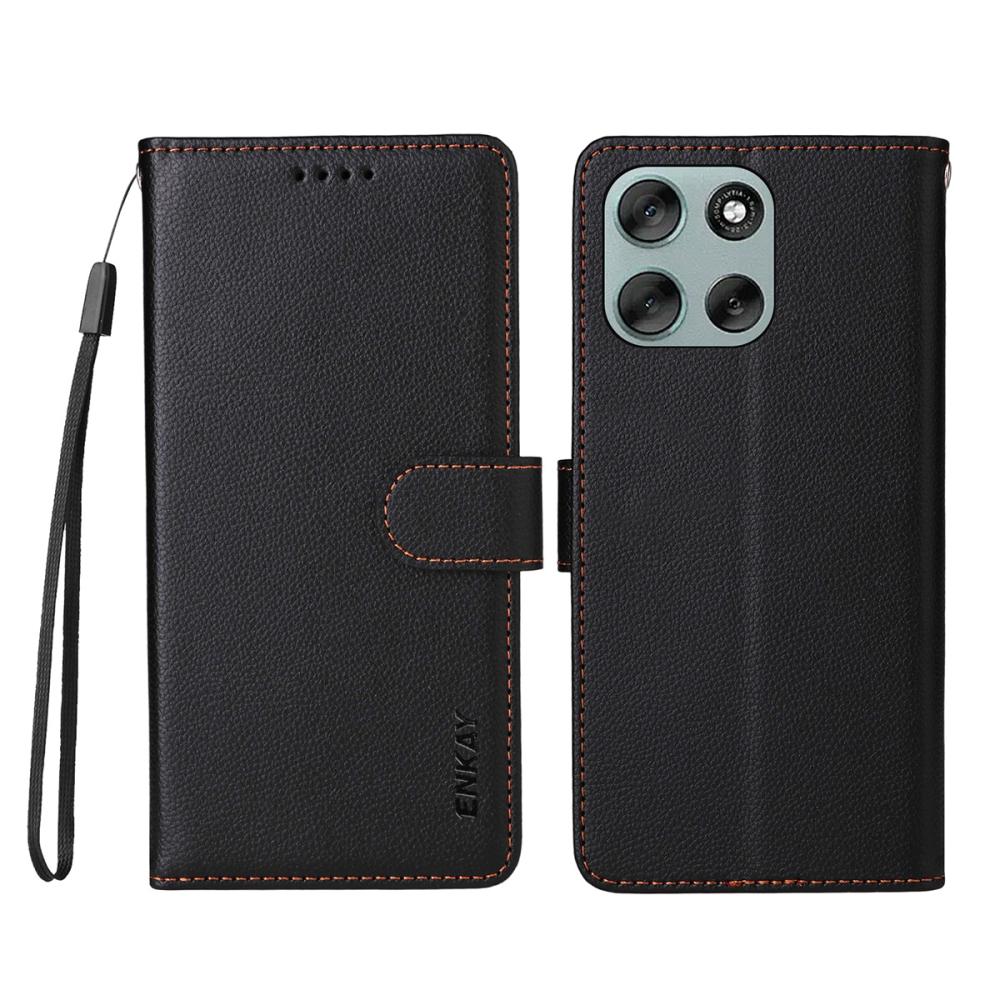 ENKAY ENKAY Motorola Moto G86 Power/G86 5G Fodral RFID Svart - Teknikhallen.se