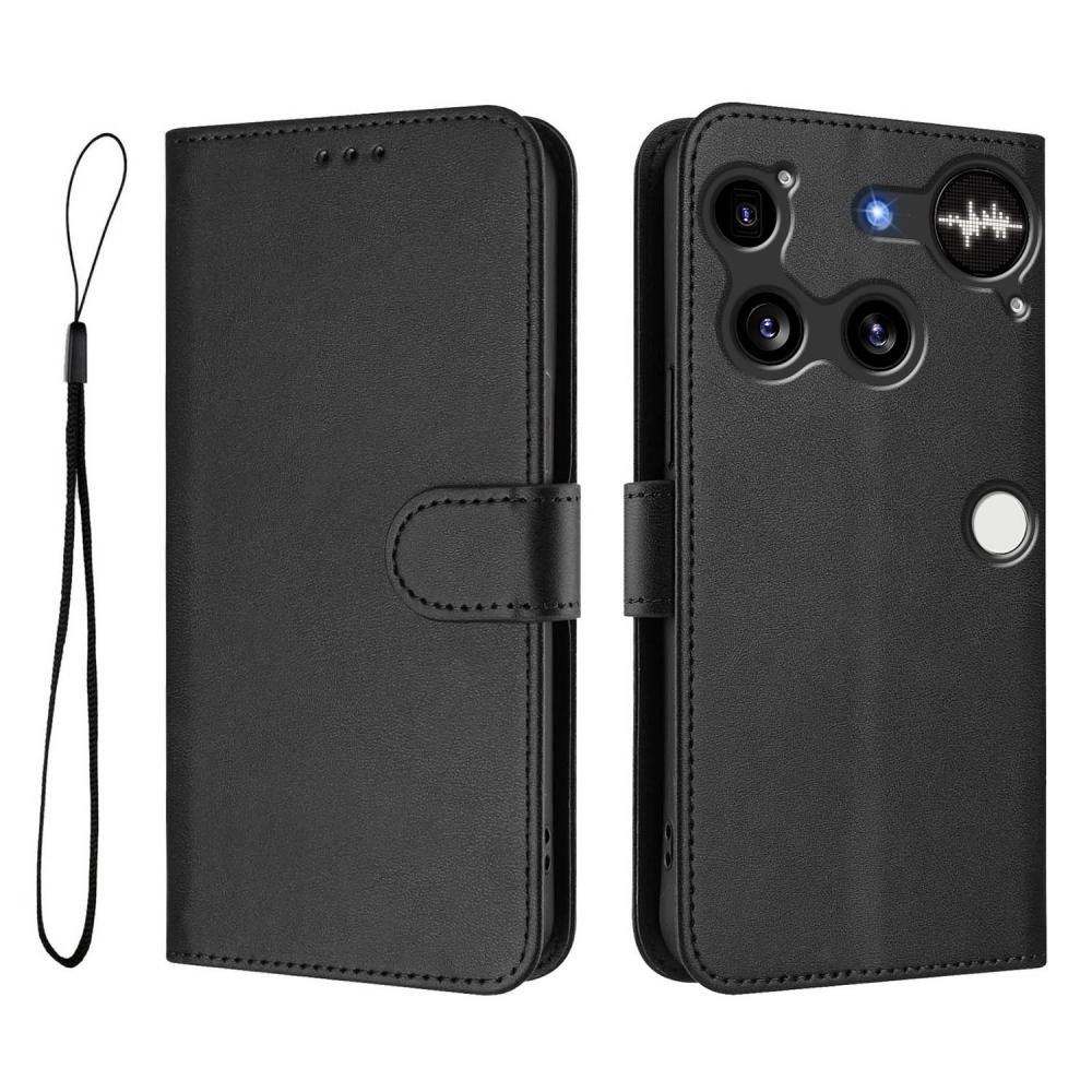  Nothing Phone 3 Fodral RFID Läder Svart - Teknikhallen.se