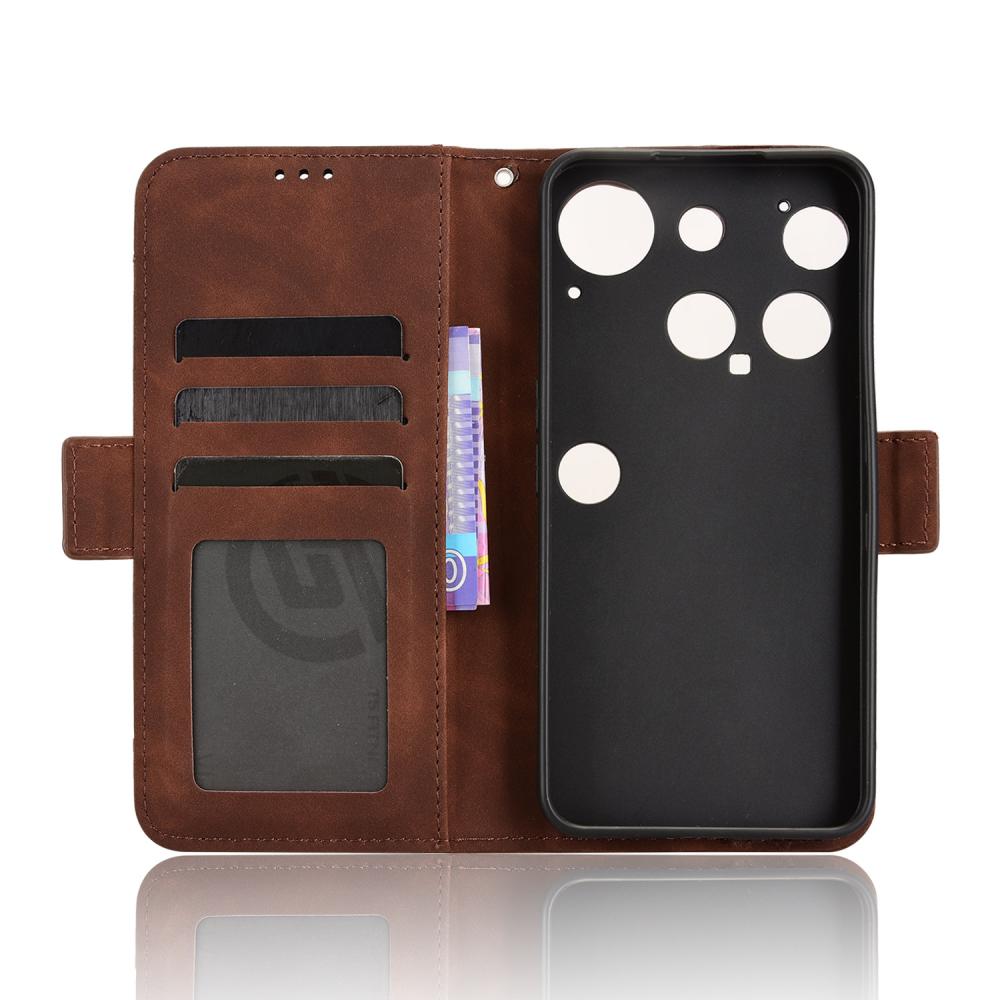  Nothing Phone 3 Fodral Med Avtagbart Kortfack Brun - Teknikhallen.se