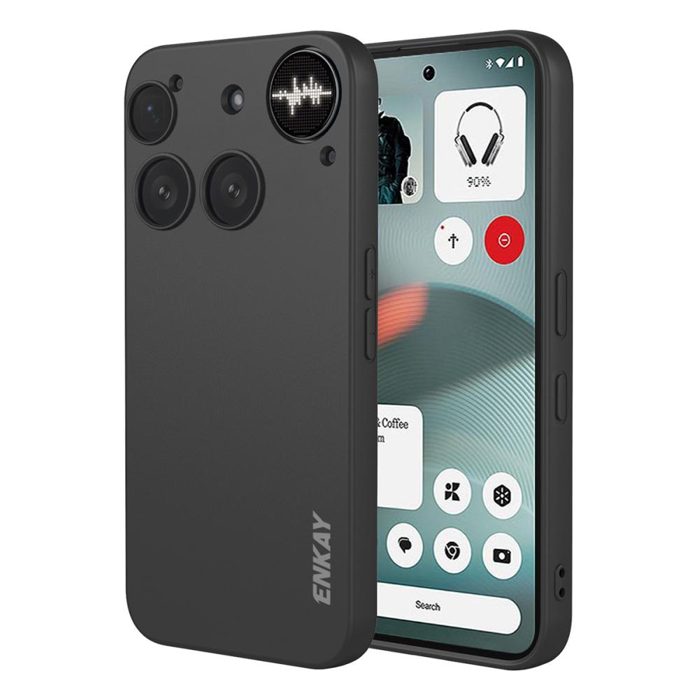 ENKAY ENKAY Nothing Phone 3 Skal Silikon Svart - Teknikhallen.se
