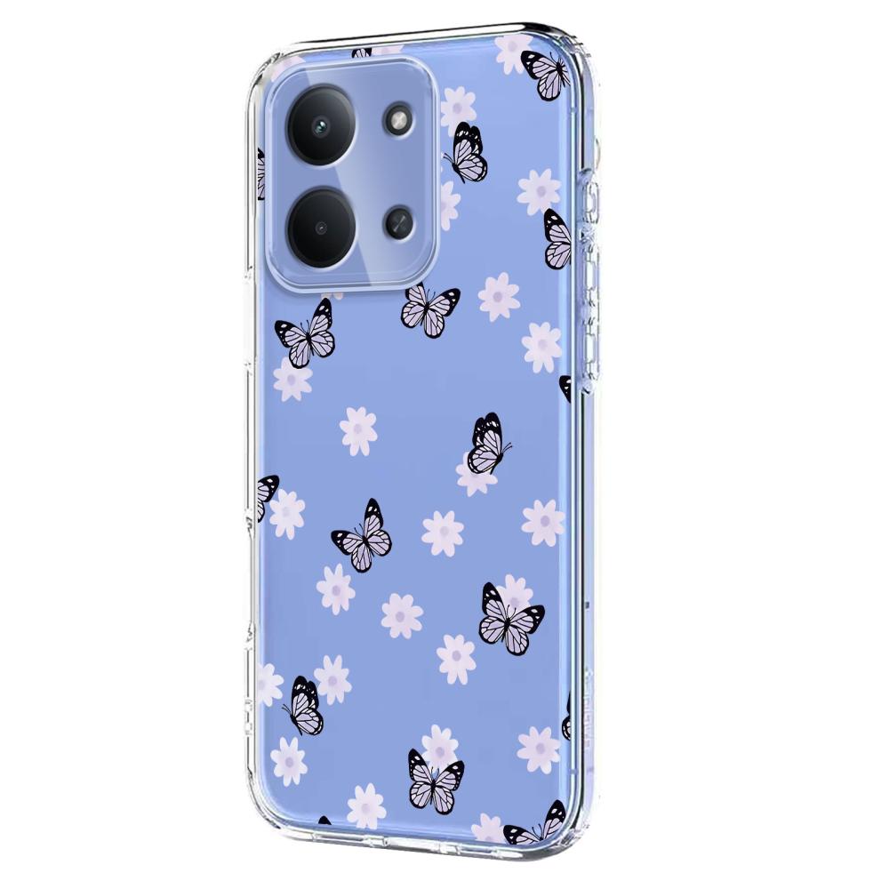  Xiaomi Redmi 15C Skal Med Tryck Fjärilar - Teknikhallen.se