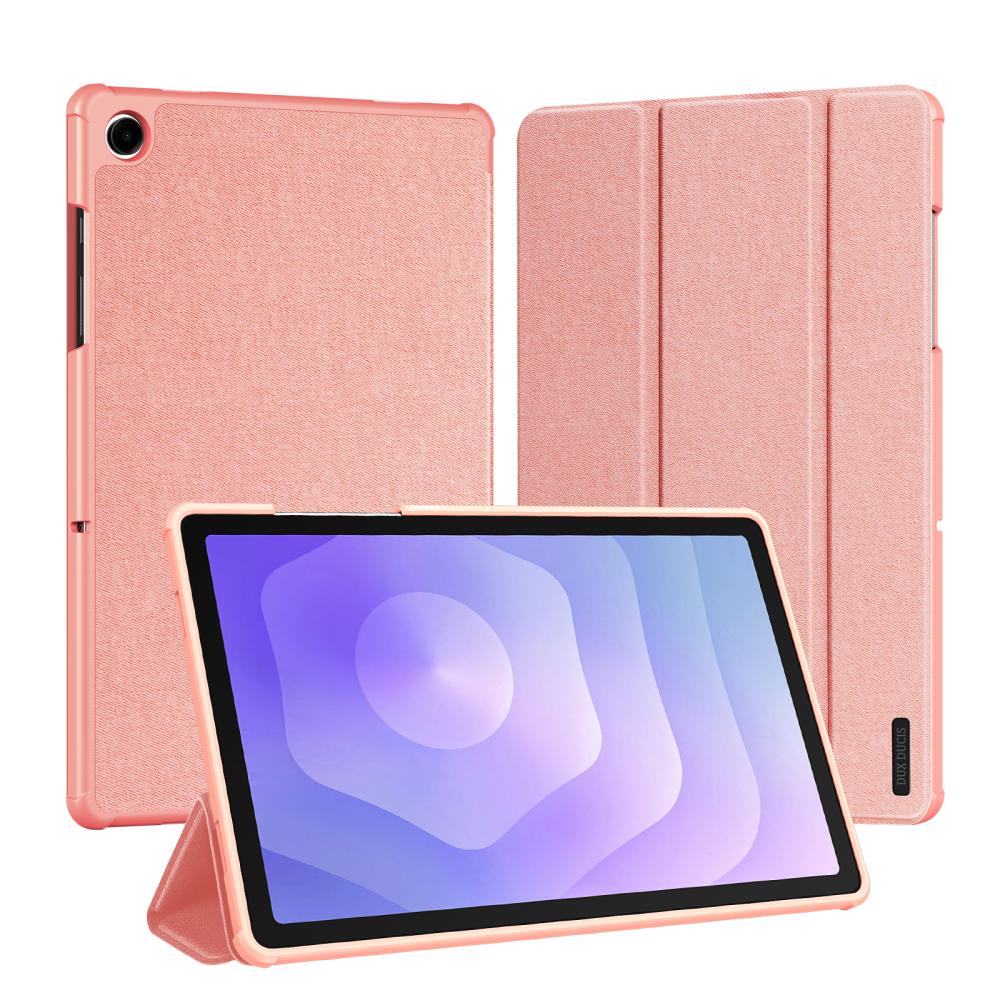 DUX DUCIS DUX DUCIS Galaxy Tab A11 Plus/A9 Plus Fodral DOMO Tri-Fold Rosa - Teknikhallen.se