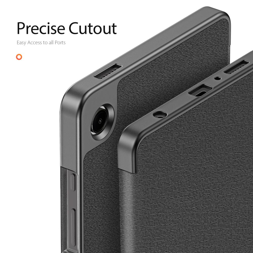 DUX DUCIS DUX DUCIS Galaxy Tab A11 / A9 Fodral DOMO Tri-Fold Svart - Teknikhallen.se