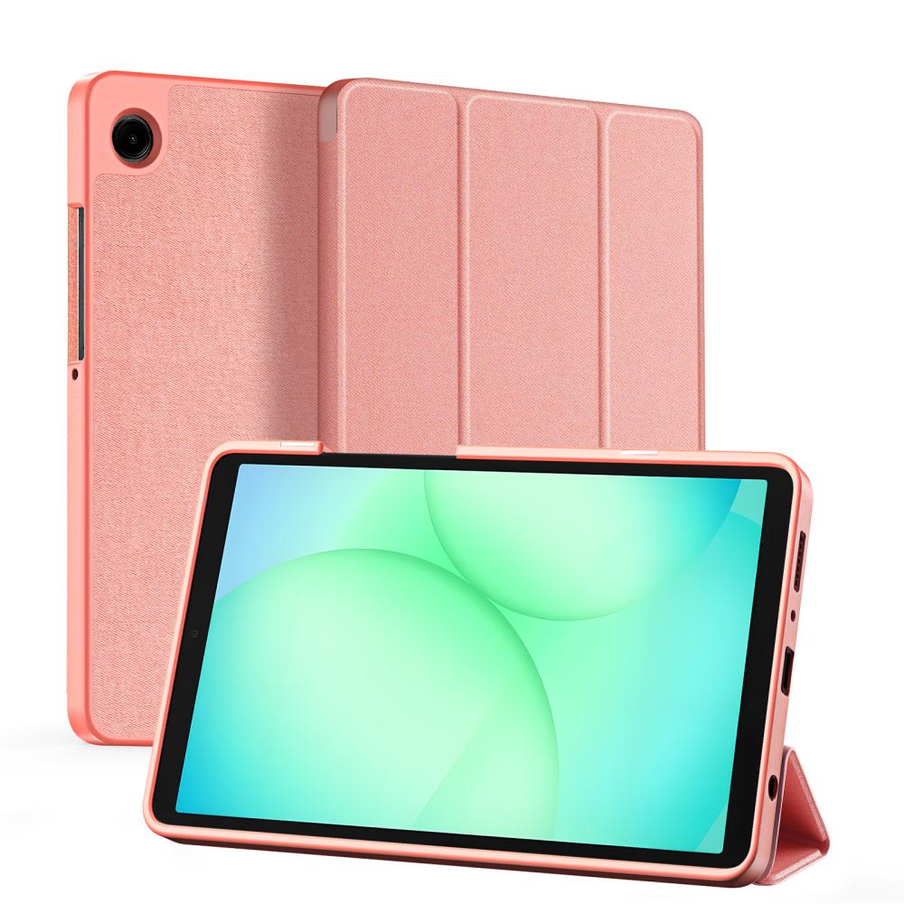DUX DUCIS DUX DUCIS Galaxy Tab A11 / A9 Fodral DOMO Tri-Fold Rosa - Teknikhallen.se