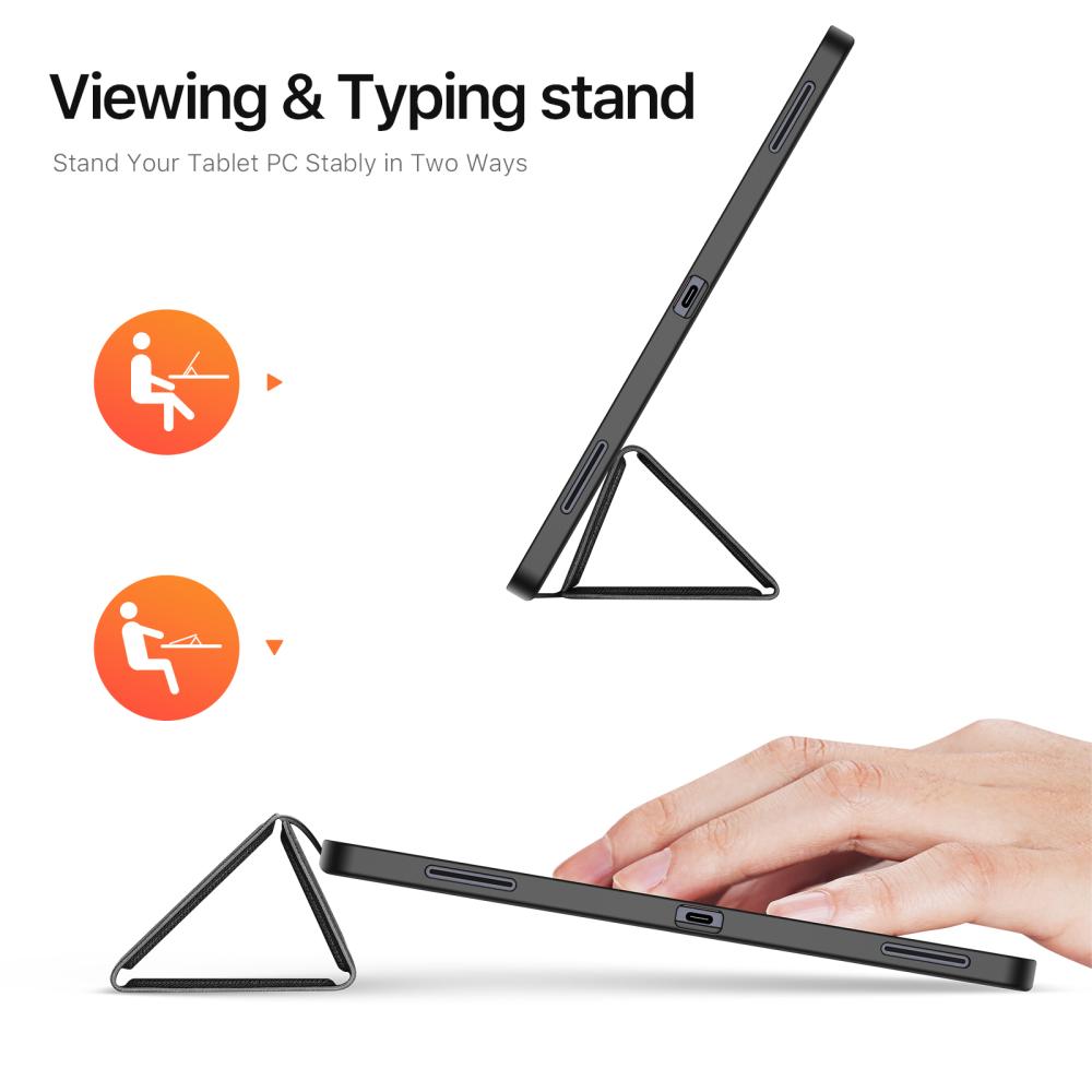 DUX DUCIS DUX DUCIS Galaxy Tab S11 Ultra Fodral DOMO Tri-Fold Svart - Teknikhallen.se