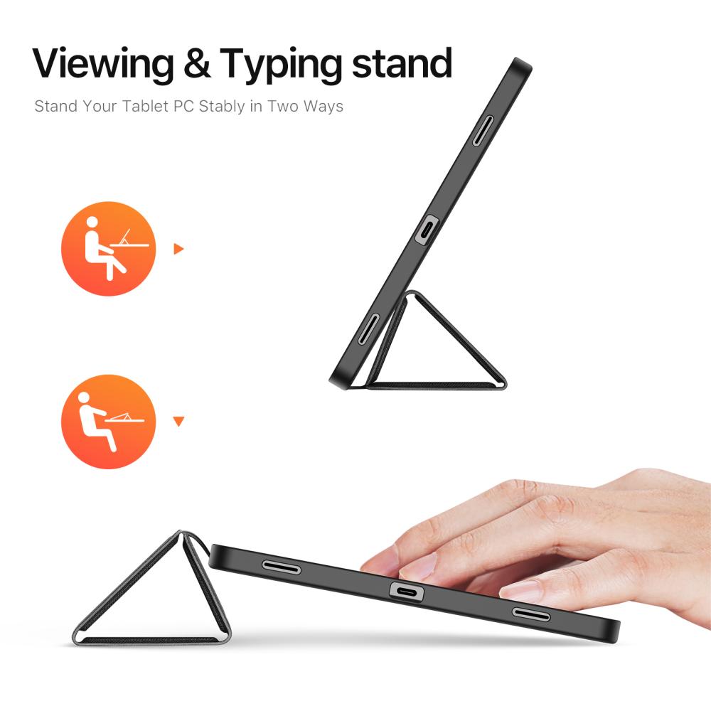 DUX DUCIS DUX DUCIS Galaxy Tab S11 Fodral DOMO Tri-Fold Svart - Teknikhallen.se