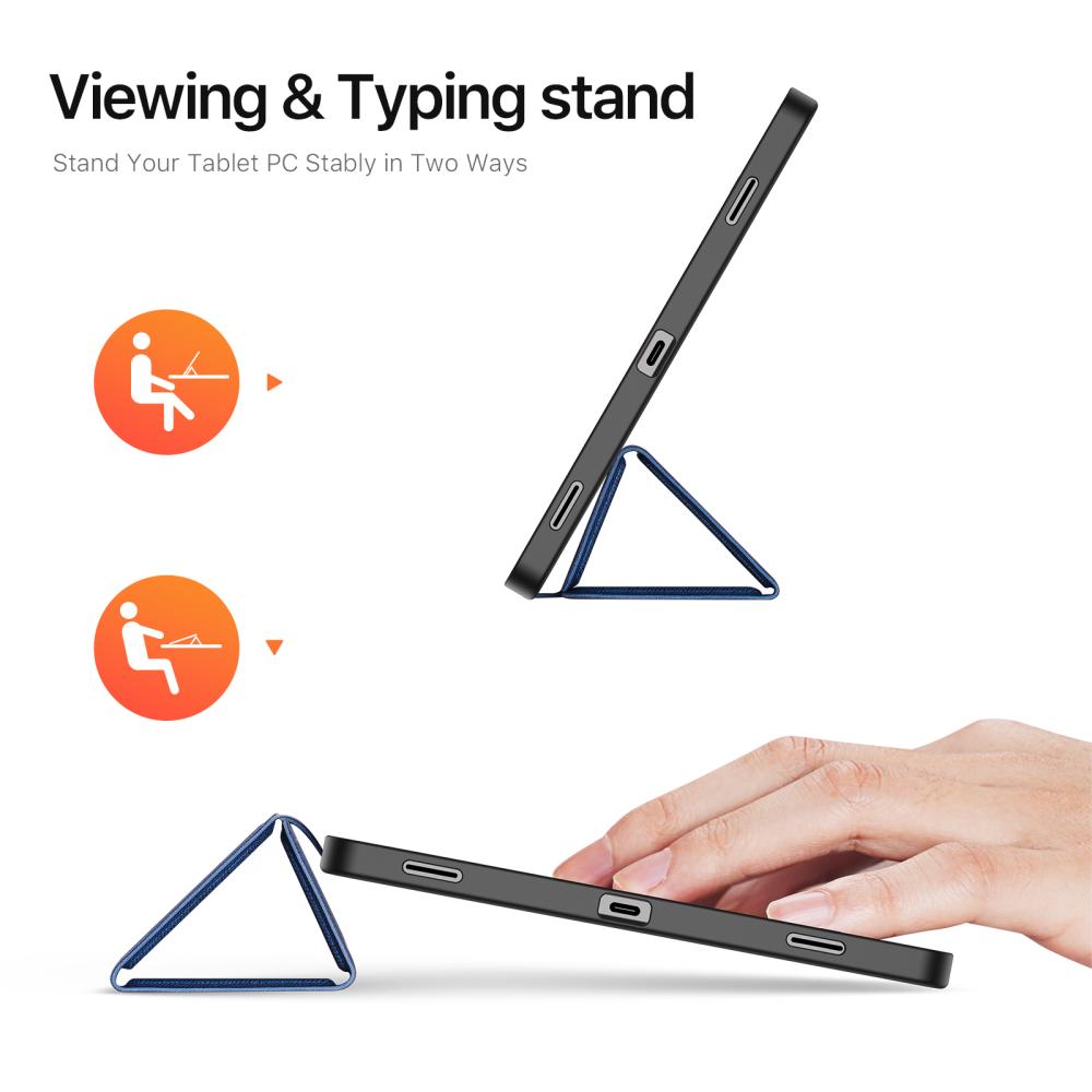 DUX DUCIS DUX DUCIS Galaxy Tab S11 Fodral DOMO Tri-Fold Blå - Teknikhallen.se